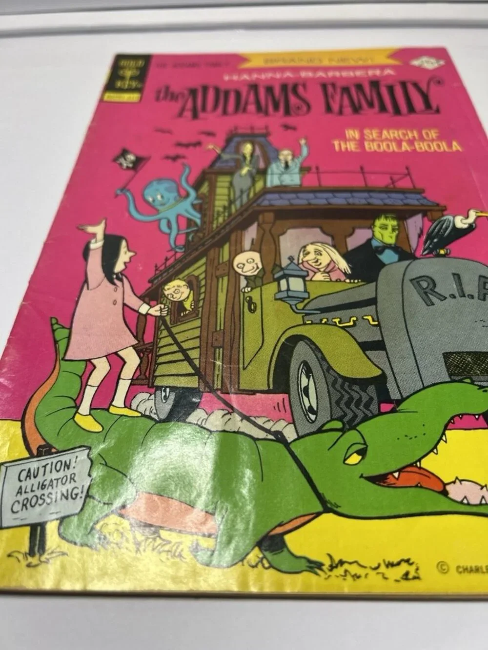 The Addams Family #1 Hannah Barbera Series Gold Key 1974 Wednesday  Comic Book